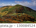 紅葉真っ盛りの月山稜線 130084524
