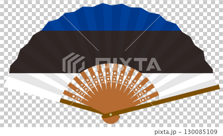 Estonian flag fan 130085109