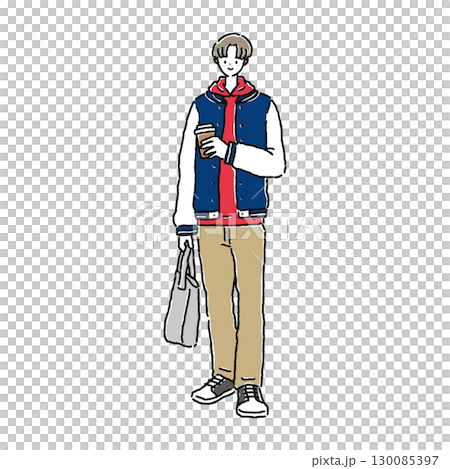 休閒又時尚的男人 130085397