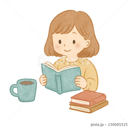 読書の秋 女の子 読書の秋 女の子 130085525