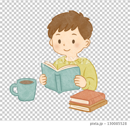 読書の秋 男の子 130085528