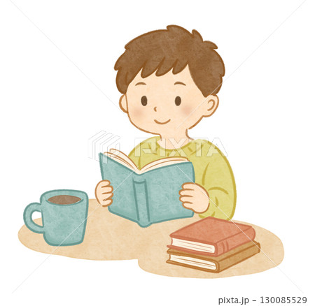 読書の秋 男の子 2 読書の秋 男の子 2 130085529