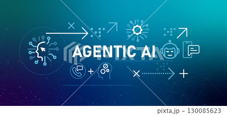 Agentic AI artificial intelligence system capable of independently completing tasks and interacting with its environment next evolution in AI agent bot capabilities beyond simple prompts 130085623