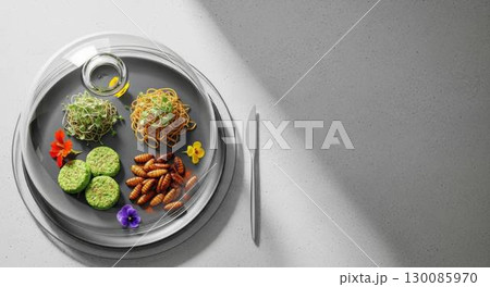 サステナブルで健康的な未来の食事 130085970