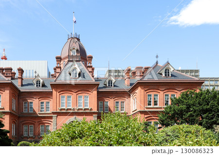 道庁、北海道庁、赤レンガ、歴史的建造物、建物、観光、観光スポット、観光名所、札幌市、洋館、レンガ 道庁、北海道庁、赤レンガ、歴史的建造物、建物、観光、観光スポット、観光名所、札幌市、洋館、レンガ 130086323