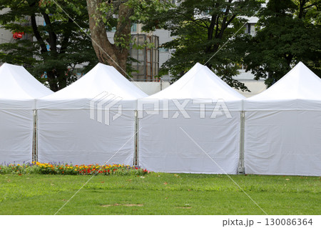 テント、イベント、仮設、屋外イベント、ビニール 130086364
