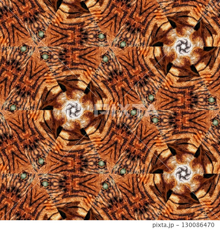 Animal skin concept design with African texture that grow awareness to save animal for nature. Artificial mixed animals fur background to use as rug, tiles, wall hanging to avoid killing any predators 130086470