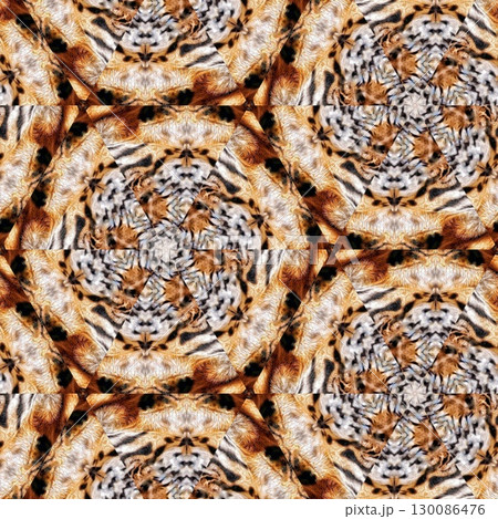 Animal skin concept design with African texture that grow awareness to save animal for nature. Artificial mixed animals fur background to use as rug, tiles, wall hanging to avoid killing any predators Animal skin concept design with African texture that grow awareness to save animal for nature. Artificial mixed animals fur background to use as rug, tiles, wall hanging to avoid killing any predators 130086476