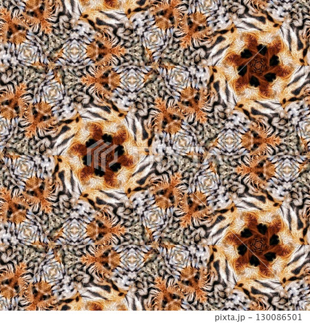 Animal skin concept design with African texture that grow awareness to save animal for nature. Artificial mixed animals fur background to use as rug, tiles, wall hanging to avoid killing any predators Animal skin concept design with African texture that grow awareness to save animal for nature. Artificial mixed animals fur background to use as rug, tiles, wall hanging to avoid killing any predators 130086501