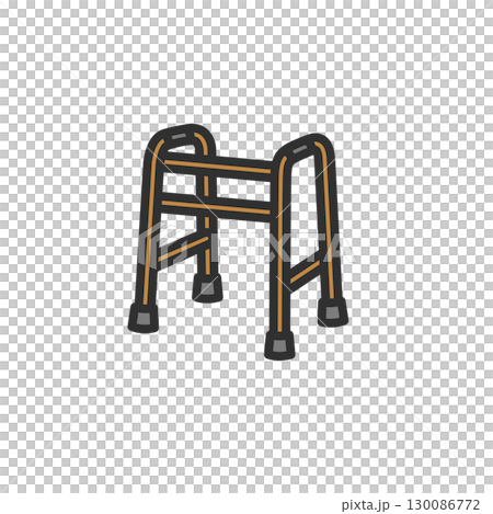 歩行器のアイコンイラスト 130086772