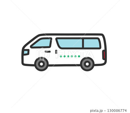 介護 送迎車のイラストアイコンのイラスト素材 [130086774] - PIXTA