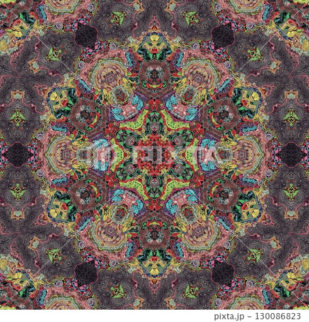 Hyper real fashion for floor tiles and carpet. Traditional mystic background design. Arabesque ethnic texture. Geometric stripe ornament cover photo. Repeated pattern design for digital textile print Hyper real fashion for floor tiles and carpet. Traditional mystic background design. Arabesque ethnic texture. Geometric stripe ornament cover photo. Repeated pattern design for digital textile print 130086823