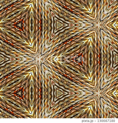 Tribal concept design for textile, flyer, brochure, magazine cover printing. Indigenous fashion pattern background for interior decoration and traditional costume or handicraft making 130087180
