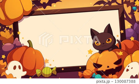 ハロウィンの背景画像 130087388