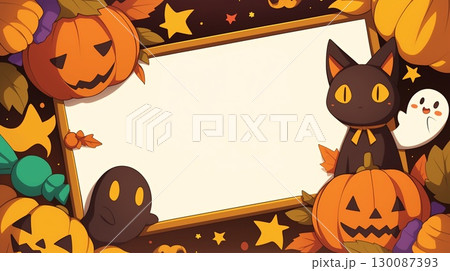 ハロウィンの背景画像 130087393