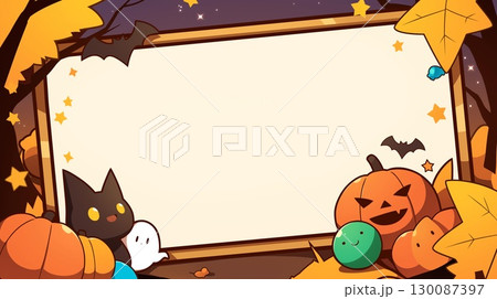 ハロウィンの背景画像 130087397