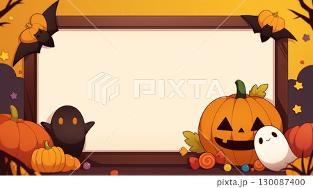 ハロウィンの背景画像 130087400