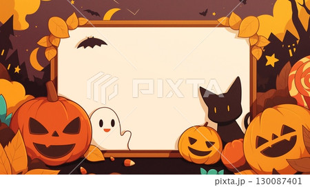 ハロウィンの背景画像 130087401