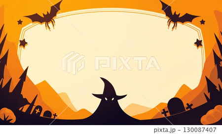 ハロウィンの背景画像 130087407