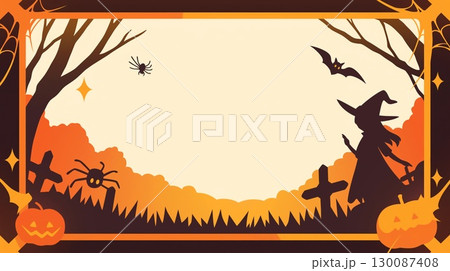 ハロウィンの背景画像 130087408
