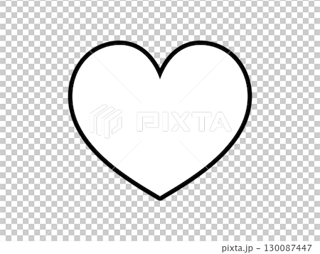 心形標記圖示單調 130087447