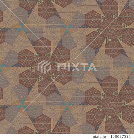 Decorative illustration design with gradient shapes. Artistic crypto art for wallpaper, wrapper, banner, web, flyer, brochure, poster, digital paper, etc. NFT non fungible token as collectible assets 130087556
