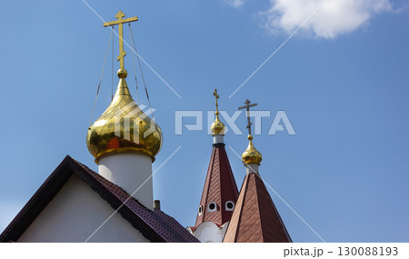 Domes of the Orthodox Church in Minsk, Belarus Domes of the Orthodox Church in Minsk, Belarus 130088193