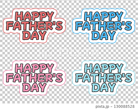 父の日の文字セット 130088528