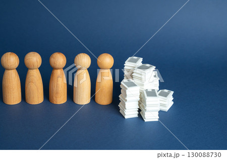 The accumulated paperwork that no one wants to sort out. Strong bureaucracy scares off new employees and discourages young professionals The accumulated paperwork that no one wants to sort out. Strong bureaucracy scares off new employees and discourages young professionals 130088730