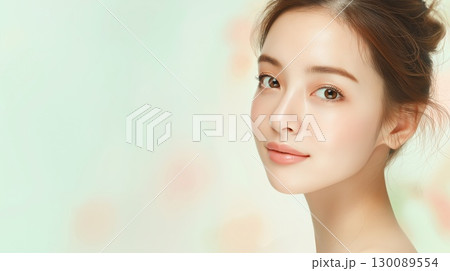 美しい肌の女性 130089554