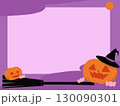 ハロウィンのシンプルなフレーム 130090301