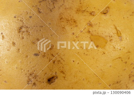 Macro surface texture of unpeeled fresh raw potatoes. 130090406