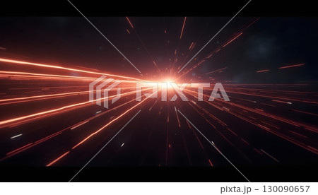 Surreal Sci-Fi Journey Through Infinite Space-Time Energy Burst" 130090657