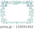 いろいろな花のフレームイラスト 130091402
