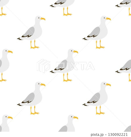 cartoon seagull seamless pattern cartoon seagull seamless pattern 130092221
