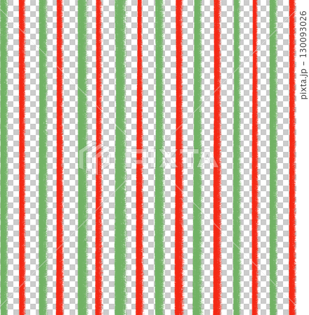 赤と緑の手描きストライプペイント 赤と緑の手描きストライプペイント 130093026