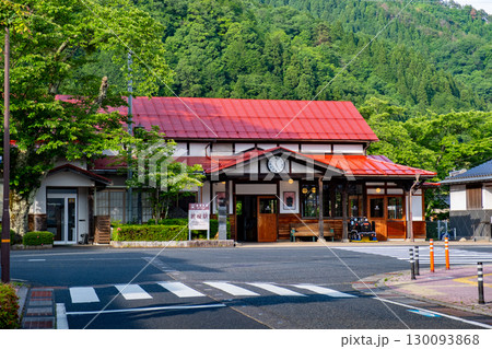 若桜鉄道　若桜駅　鳥取県八頭郡若桜町 130093868