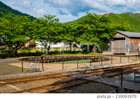 若桜鉄道　若桜駅　鳥取県八頭郡若桜町 130093870
