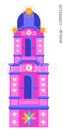 Mexican Church Tower Folk Art Mexican Church Tower Folk Art 130095220
