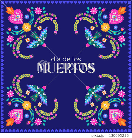 Folk Birds Dia De Muertos Folk Birds Dia De Muertos 130095236