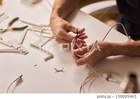 Effectively Organizing and Skillfully Managing Tech Cables for a Neater and Tidy Workspace Effectively Organizing and Skillfully Managing Tech Cables for a Neater and Tidy Workspace 130095463