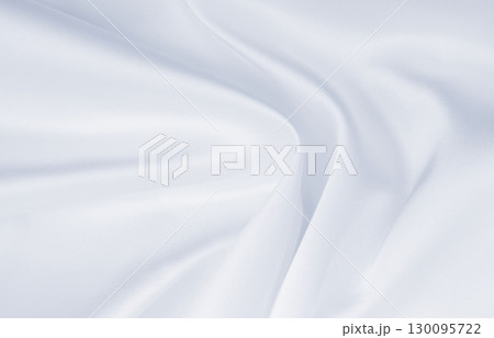 Smooth elegant grey silk or satin luxury cloth as wedding background. Luxurious background design 130095722