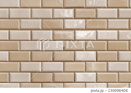 Building materials. Background of beige tile. Close-up texture. Design mockup and background. Building materials. Background of beige tile. Close-up texture. Design mockup and background. 130096408