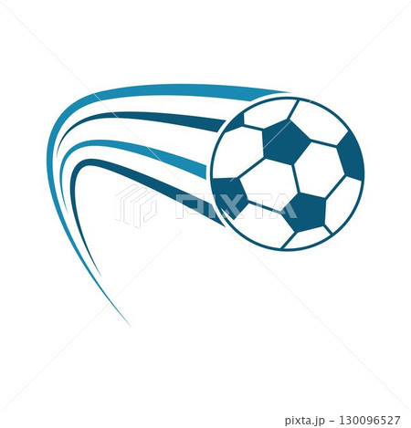Soccer icon logo illustration 130096527