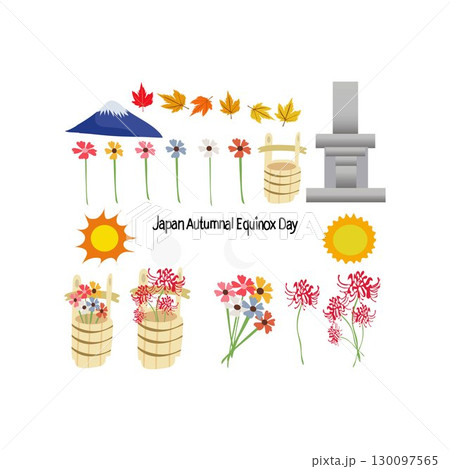japan autumnal equinox day free vector illustration 130097565