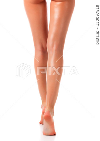Long woman legs, isolated on white background Long woman legs, isolated on white background 130097819
