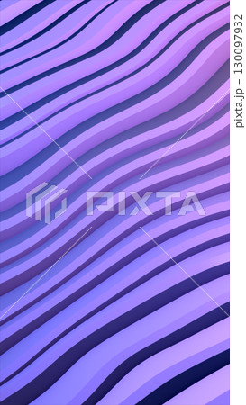 Smooth pastel waves in shades of purple and lavender create a calming abstract pattern with soft lighting 130097932