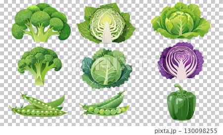 新鮮な野菜のイラスト 新鮮な野菜のイラスト 130098255