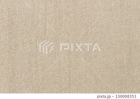 Brown cotton fabric texture background, seamless pattern of natural textile. Brown cotton fabric texture background, seamless pattern of natural textile. 130098351