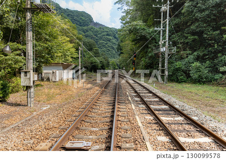 四国の秘境駅　JR坪尻駅 130099578